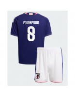 Japonsko Takumi Minamino #8 Domácí dres pro děti MS 2026 Krátký Rukáv (+ trenýrky)